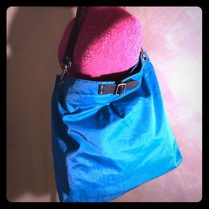 Banana republic canvas tote with leather details